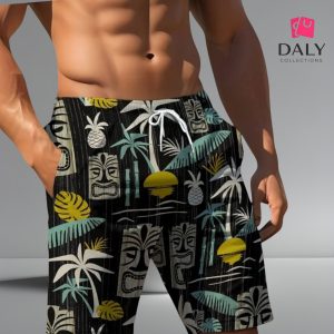 Short Playero Sublimado Daly para Hombre | Secado Rápido