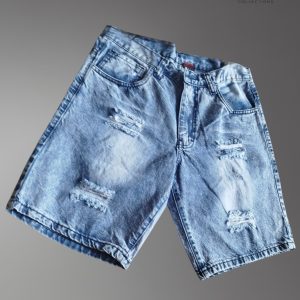 Short Jeans Hombre Fashion Destroyed y Cargo – Moda Urbana Masculina