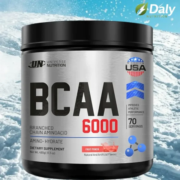 BCAA aminoácidos esenciales para recuperación muscular, síntesis de proteína y mejor rendimiento deportivo. Disponible en 490 g, 980 g y box de 200 sachets.