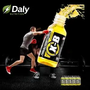 XB suplemento para energía y metabolismo activo en presentación de 15 botellas.