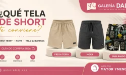 Fresh Terry, Nova o tela sublimada: ¿qué material de short te conviene?