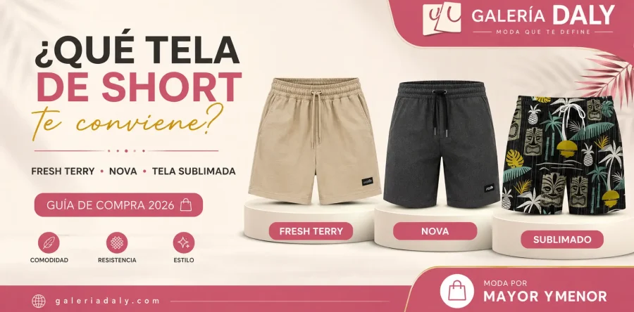 Fresh Terry, Nova o tela sublimada: ¿qué material de short te conviene?