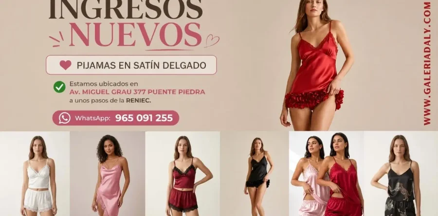 Pijamas de Satén para Mujer en Puente Piedra: Elegancia y Comodidad para Dormir
